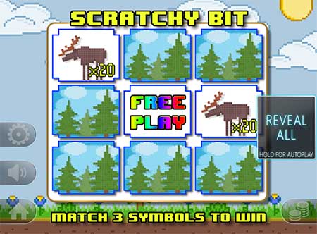 Scratchy Bit-Spinomenal의 멋진 스크래치 게임. 솔직히 말하면 예를 들어 BetChain 카지노로 이동하여이 게임을 플레이하십시오!