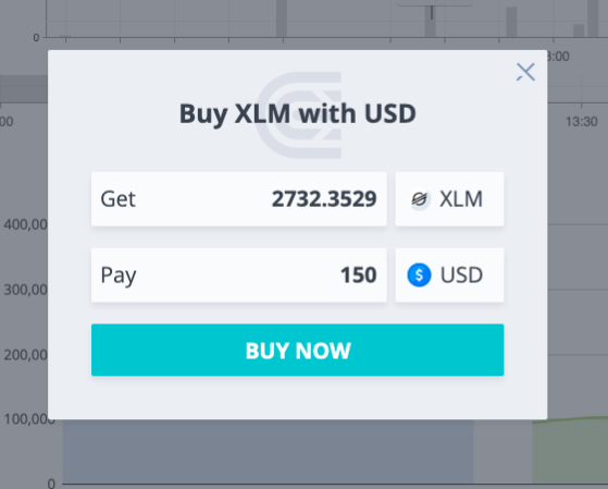 CEX.io에서 Stellar Lumens 구매