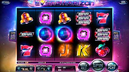 Event Horizon Bitcoin spēļu automāts kazino Betcoin.ag, kas ir viena no vecākajām Bitcoin azartspēļu vietnēm.