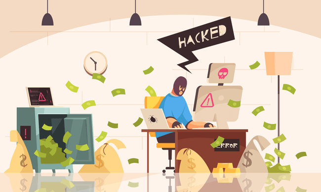사이버 범죄자는 돈과 정보를 훔칩니다.
